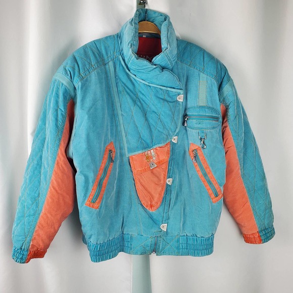 Vintage Retro snow magic Luhta sport Jacket Sz 40 - Picture 1 of 9